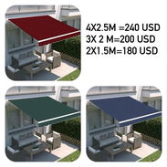 📢 Toldos retráctil para decorar su hogar o negocio. Importados - Img 55801996
