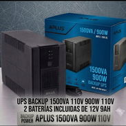 NECESITAS UN BACKUP ROBUSTO Y DE CALIDAD AQUÍ ESTA 1500 VA 900 W 110V 2 BATERÍAS DE 12V 9AH, 10 PUERTOS NUEVO EN CAJA - Img 57562044