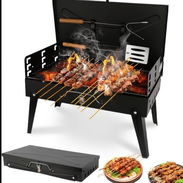 Parrilla portatil , de carbon, no electrica - Img 57096858