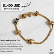 PANDORA DE ORO 10K CON TODOS LOS CHARMS - Img 55606552