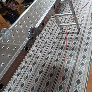 ESCALERA MULTIUSO 3.7M (3 EN 1) CON BASE 2402001 - Img 122414770