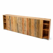 Espaldar de cama en Madera con estantes laterales - Img 55514040