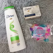 Combo de aseo 3500 Shampoo   Jabón Dove  Set de 5 cápsulas de lavado - Img 55636808