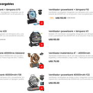 Ventiladores Recargable - Img 57873602