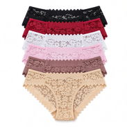 Pack de 12 Bragas Encaje Mujer Multicolor Floral Sexy Ropa Interior Uso Diario - Img 57655349