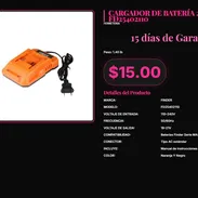 Finder FD25402110 Cargador Batería 21V Naranja Negro MAX, Cargador 21V Finder FD25402110 110-240V 50/60Hz . - Img 57426628