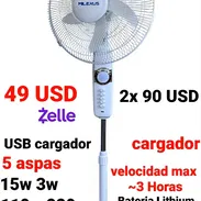 Ventilador Milexus Recargable - Img 55400517