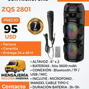 Bocina con micrófono y mando. - Img 57734655