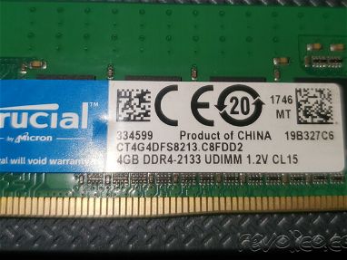 Memoria ram 4gb DDR4 en 4000 cup - Img 67901440