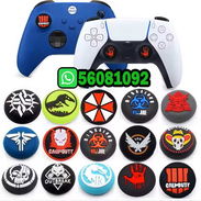 Tapa de agarre de silicona suave para Sony Playstation 5 4 PS5 PS4 XBOX Switch Pro controlador Joystick funda protectora - Img 53363750