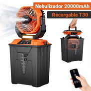 Ventilador portátil recargable OEM T30 con función de niebla de agua - Img 56443037