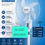 Ventilador recargable Sankey - Img 55903649