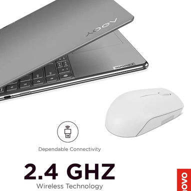 Mouse Inalámbrico Lenovo 300 2.4G🖱️Ambidiestro, Compacto, 12 Meses Batería🔋DPI 1000, USB Nano💼Envío* + Garantía** - Img 99765046