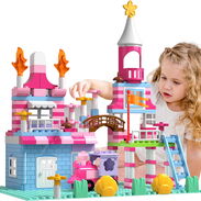 ✅ Castillo de juguete Juguete de niña Castillo de juguete de niña castillo de construcción - Img 45580277