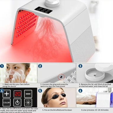 Cabina de luz led facial - Img 127770564
