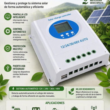 CONTROLADOR SOLAR MPPT 150A Máxima eficiencia Máxima energía - 2/3