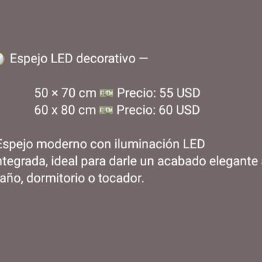 Espejo LED decorativo - 3/3