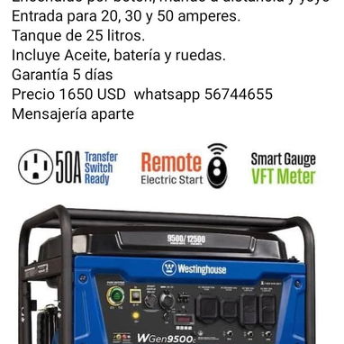 Plantas eléctricas silenciosa y normal Dualfuel trifuel nuevas - Img 123753529
