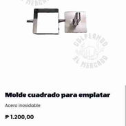 Vendo molde cuadrado de acero inoxidable para emplatar. - Img 55449010