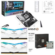 Bendiciones Kit amd prácticamente new Solo venta usd 💲420usd ASUS B650M-AYW WiFi AMD B650 Micro-ATX Motherboard with - Img 55938499