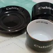 Tasas cubita originales en caja 6 tasas de café y 6 platicos - Img 55358159
