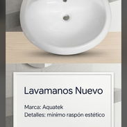 Lavamanos Marca Aquatek - Img 57895515