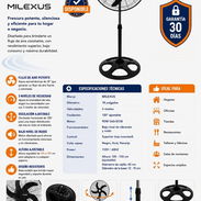 VENTILADOR DE PEDESTAL 18" MILEXUS, ENTREGA DE FACTURA PARA SU GARANTÍA. VARIEDAD DE ELECTRODOMÉSTICOS - Img 56562681