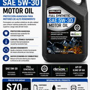 Aceite de Motor Kirkland Signature Full Synthetic SAE 5W-30 - 5 QT - Img 57392140