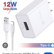 Cargador de celular carga rápida 12 w tipo c y v8 marca 1 hora - Img 58030482