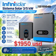 🪫⚡Kit InfiniSolar (110V): INVERSOR: 3KW- BATERÍA: 5KWh 🔌💡53220916 - Img 57280956
