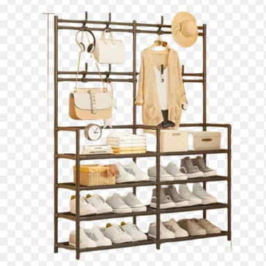 Organizador de zapatos y cartera doble de 4 pisos - 2/2