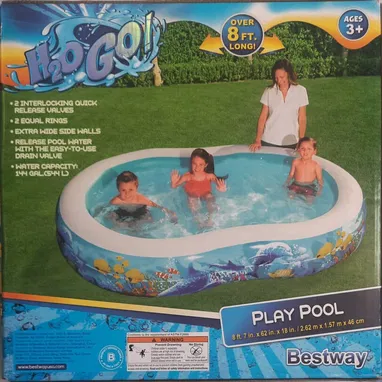Piscinas inflables Bestway(marca💯) para que tu niñ@ se refresque en este calor: redonda 30usd y grande ovalada 100usd - Img 123128234