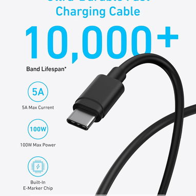 Cargador Anker 45W Carga Ultra Rápida (PowerIQ) + Incluye Cable USB C a C NEW - 5/5