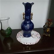 Bucaro de Porcelana De Color Azul. Ideal para Yemayá - Img 45915969
