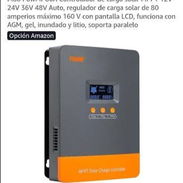 Controlador panel solar 80amp  de 12v,24,36y 48v  sellado en caja - Img 57517105