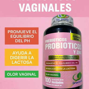 Probiotico + prebióticos + zinc - Salud vaginal femenina - Img 116351620