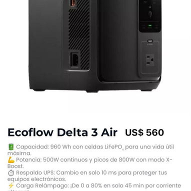 ECOFLOW NUEVAS EN CAJA - Img 122762670