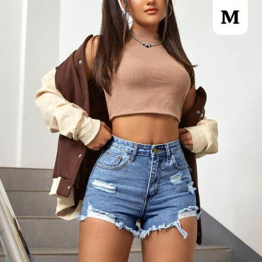 Sayas y Short de mezclilla - Img 118131529