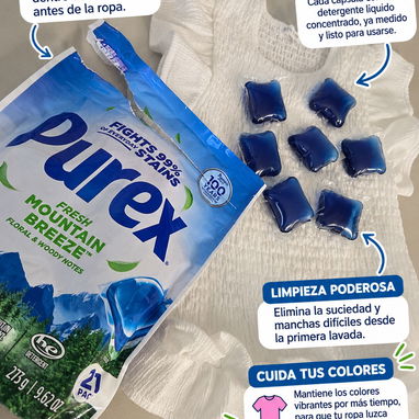 Detergentes en cápsulas Tide, Gain, Purex, Arm and Hammer y Persil – Diferentes tamaños - 4/5