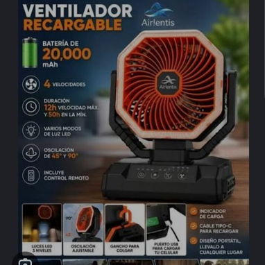 Ventiladores recargables - 3/6
