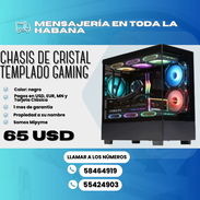 🖥️ Chasis de PC de cristal templado en Negro (Sin Fanes) 💲Precio: 65 USD - Img 54799209