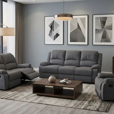 🛋 Juego de sofá 3 piezas reclinables – 2,310 USD - 2/4