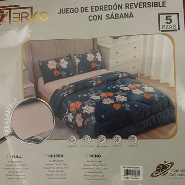 “Edredón Reversible TERKO – 5 Piezas” - Img 118821993