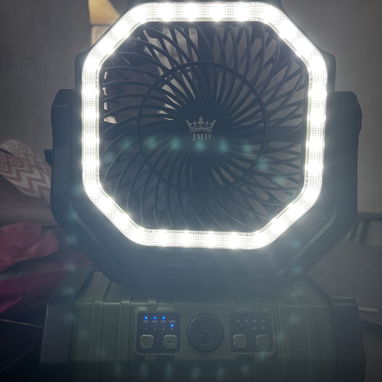 💚📦VENDO VENTILADOR RECARGABLE F6 ORIGINAL SELLADO EN SU CAJA VIENE CON PANEL SOLAR 📦💚 - 2/3