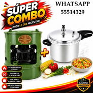 OLLA DE PRESIÓN ROYAL 5 L+ESTUFA DE QUEROSENO, ENTREGA DE FACTURA, VARIEDAD DE COMBOS - Img 55742516