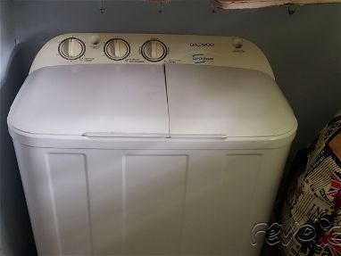 lavadora daewood doble tina semiautomatica  de uso bien cuidada 54418032 - Img 66132392