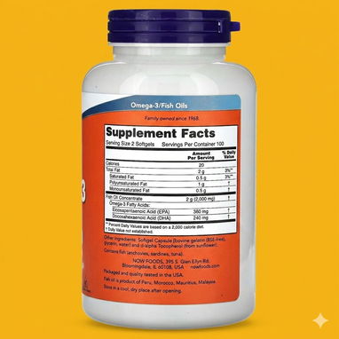 Now Supplements // Omega 3 // 100 Cápsulas - 2/2