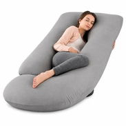 Almohada Cuerpo U 109cm Cremallera Relleno Acolchado, Almohada Cuerpo U 109cm Cremallera Relleno Acolchado VPT# - Img 56754872