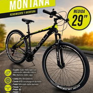 .Bicicletas medida 29 MONTAÑESA RALI ,21 VELOCIDADES, AMORTIGUACION Y SUSPENSIÓN nuevas en su caja - Img 55871253