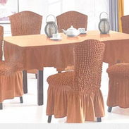 Cobertor para sillas con mantel de mesa - Img 58171576